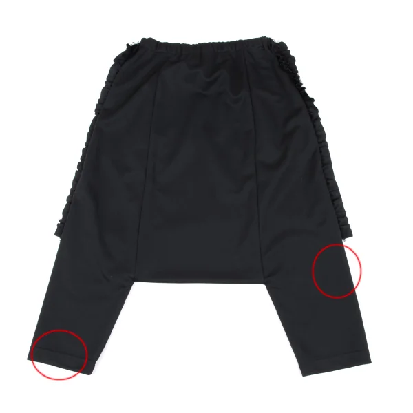 COMME des GARCONS Side Frill Taping Jersey Dropped Crotch Pants K-166976_007