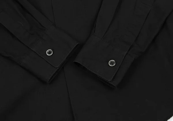 BLACK COMME des GARCONS Cotton Belted Round Collar Shirt K-166977_010