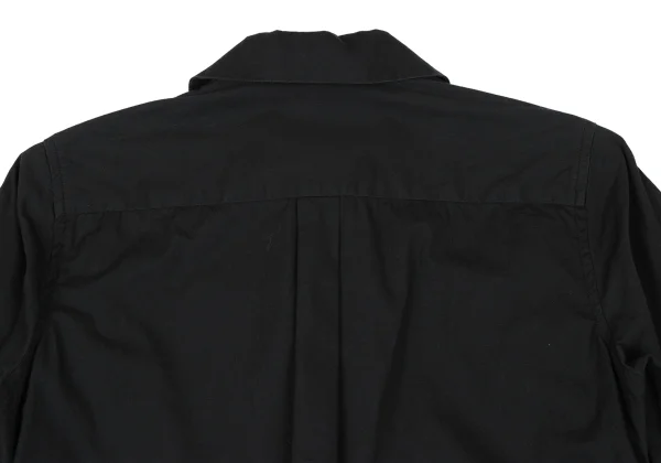 BLACK COMME des GARCONS Cotton Belted Round Collar Shirt K-166977_017