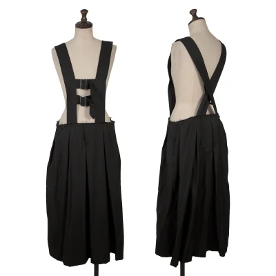 BLACK COMME des GARCONS Wool Belt Shoulder Hanging Skirt