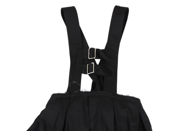 BLACK COMME des GARCONS Wool Belt Shoulder Hanging Skirt K-166979_003