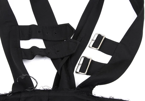 BLACK COMME des GARCONS Wool Belt Shoulder Hanging Skirt K-166979_005
