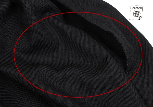 BLACK COMME des GARCONS Wool Belt Shoulder Hanging Skirt K-166979_011