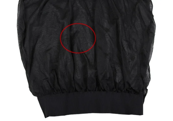 JUNYA WATANABE COMME des GARCONS Poly Nylon Decollete Tiered Knit K-166980_007