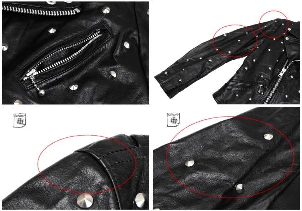 JUNYA WATANABE COMME des GARCONS Stud Design Motorcycle Jacket K-166981_006