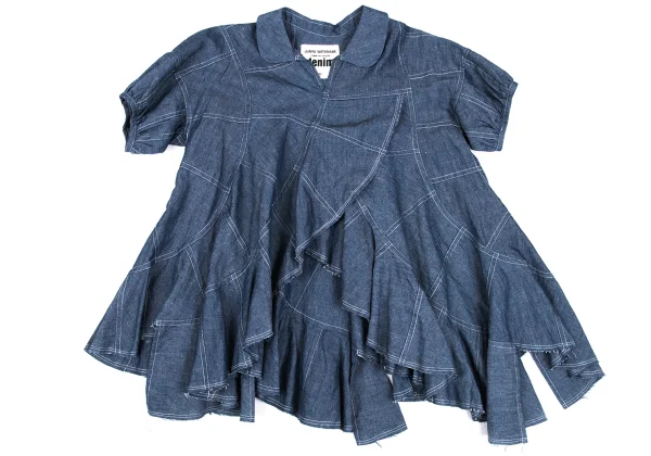 JUNYA WATANABE COMME des GARCONS denim Switching Skipper Denim Blouse K-166982_002