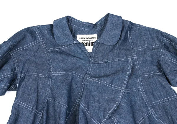JUNYA WATANABE COMME des GARCONS denim Switching Skipper Denim Blouse K-166982_003