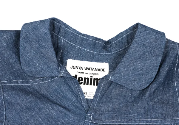 JUNYA WATANABE COMME des GARCONS denim Switching Skipper Denim Blouse K-166982_004