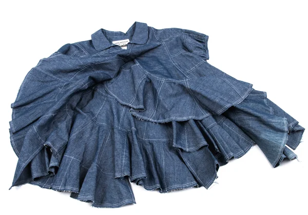 JUNYA WATANABE COMME des GARCONS denim Switching Skipper Denim Blouse K-166982_007