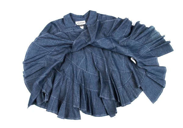 JUNYA WATANABE COMME des GARCONS denim Switching Skipper Denim Blouse K-166982_008