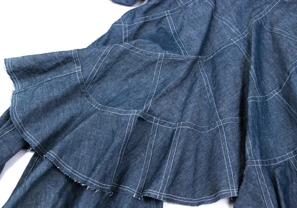 JUNYA WATANABE COMME des GARCONS denim Switching Skipper Denim Blouse K-166982_010