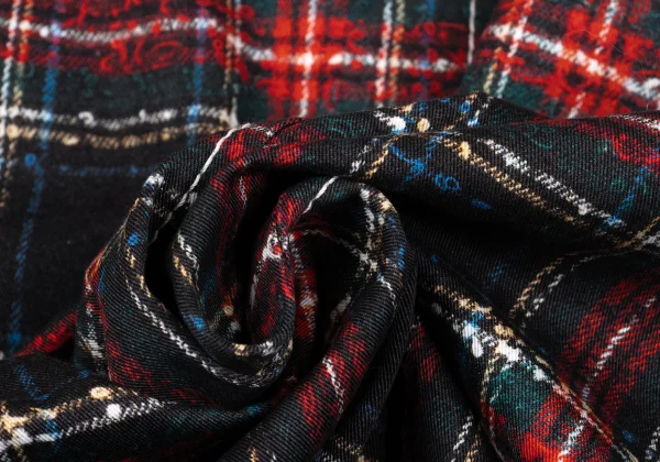 tricot COMME des GARCONS Check Knit Trompe l'oeil Cotton Coat K-166986_014