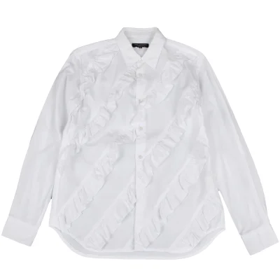 COMME des GARCONS HOMME PLUS Bias Frill Cotton Shirt