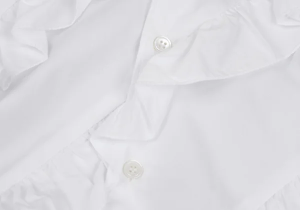 COMME des GARCONS HOMME PLUS Bias Frill Cotton Shirt K-166990_005