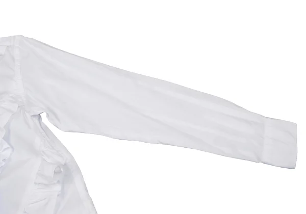 COMME des GARCONS HOMME PLUS Bias Frill Cotton Shirt K-166990_006