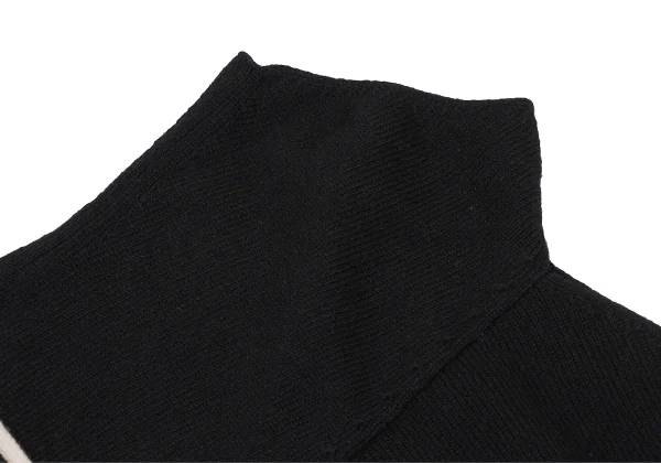 ohji Yamamoto FEMME Wool Nylon Piping Knit Sweater K-166992_004