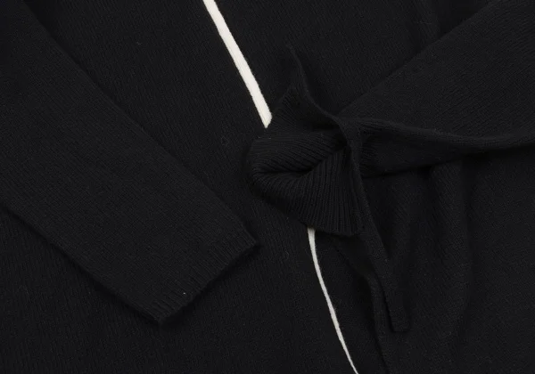 ohji Yamamoto FEMME Wool Nylon Piping Knit Sweater K-166992_007