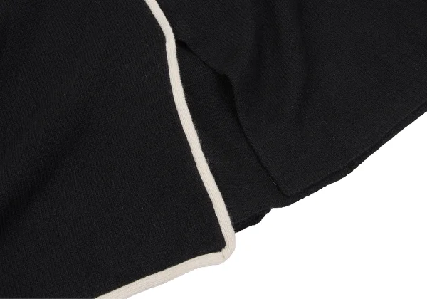 ohji Yamamoto FEMME Wool Nylon Piping Knit Sweater K-166992_010