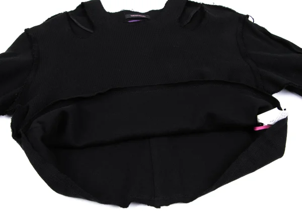 TAKESHI KOSAKA by Y's Pink Label Cutting Shoulder Cotton Knit K-166998_011