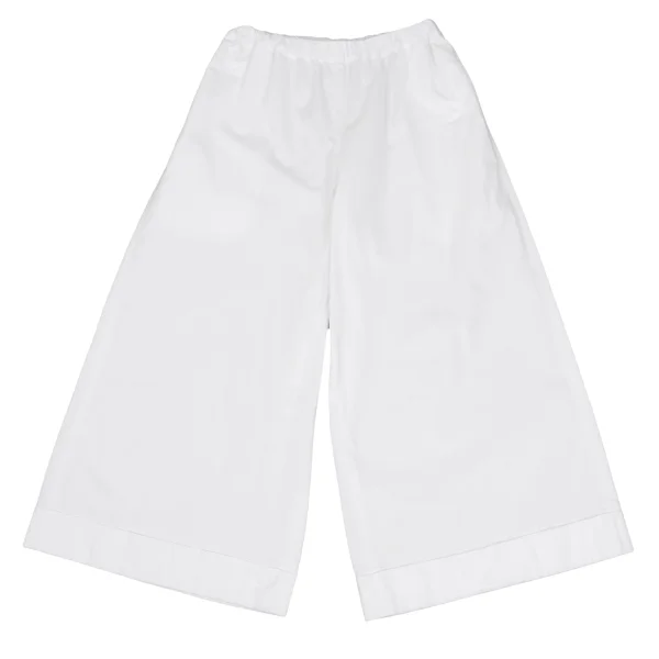 COMME des GARCONS Cotton Double Wide Pants White S K-167002_001