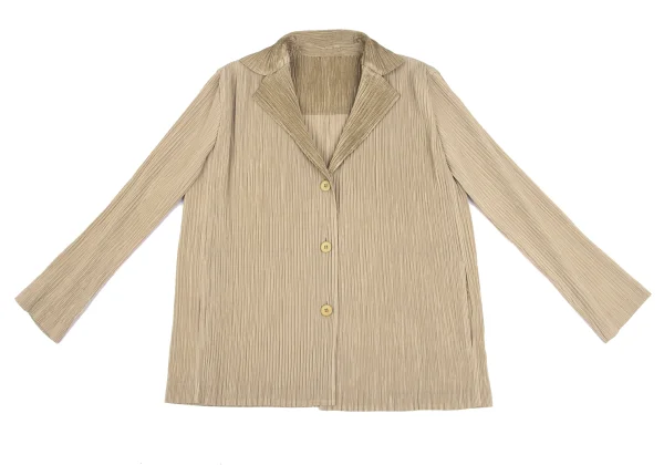 ISSEY MIYAKE Crepe Pleated 3B Jacket K-167005_002