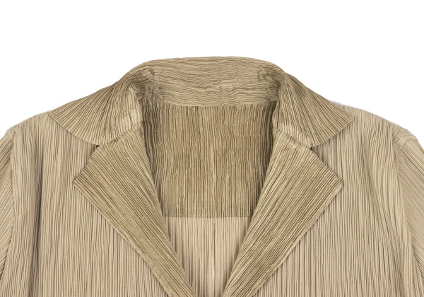 ISSEY MIYAKE Crepe Pleated 3B Jacket K-167005_004