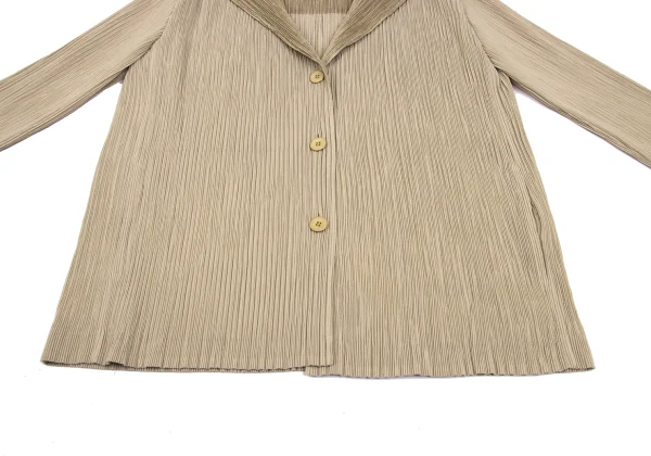 ISSEY MIYAKE Crepe Pleated 3B Jacket K-167005_008