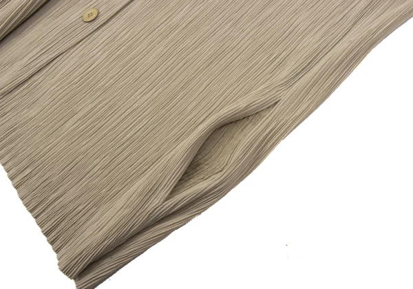 ISSEY MIYAKE Crepe Pleated 3B Jacket K-167005_009