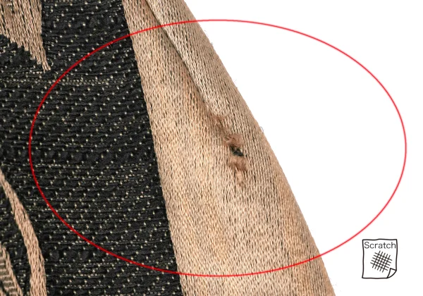 Unbranded Floral Jacquard Switching Hem Slit Skirt K-167007_006