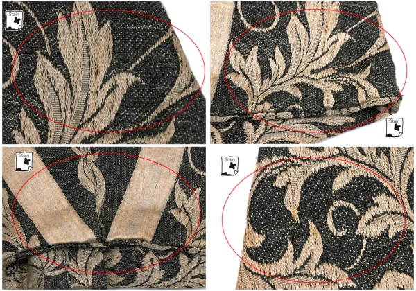 Unbranded Floral Jacquard Switching Hem Slit Skirt K-167007_008