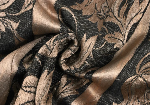 Unbranded Floral Jacquard Switching Hem Slit Skirt K-167007_017