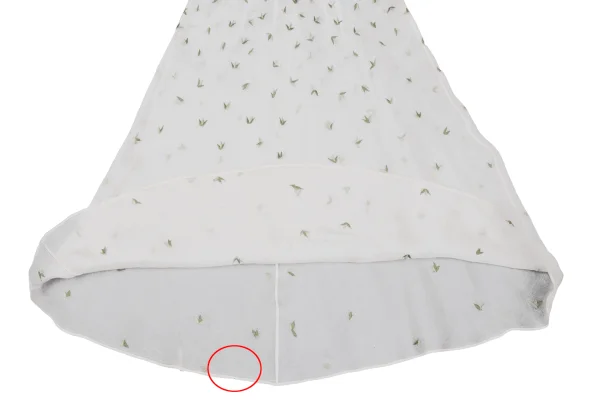 PRADA Embroidery Sleeveless See-through Dress K-167008_010