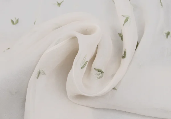 PRADA Embroidery Sleeveless See-through Dress K-167008_019