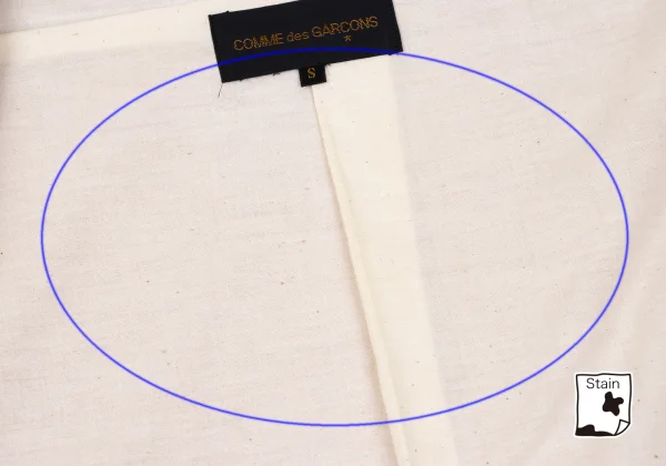 COMME des GARCONS Rose Flocked Buttonless Jacket K-167009_012