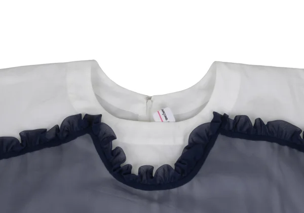 COMME des GARCONS GIRL Front Mesh Dress Pasted Shirt Dress K-167010_004