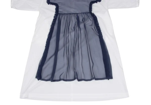 COMME des GARCONS GIRL Front Mesh Dress Pasted Shirt Dress K-167010_008