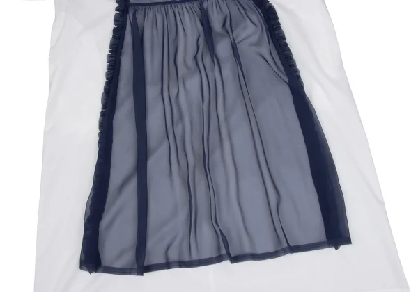 COMME des GARCONS GIRL Front Mesh Dress Pasted Shirt Dress K-167010_009