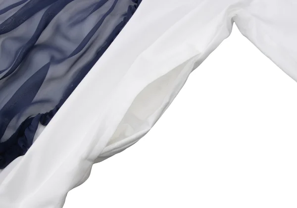 COMME des GARCONS GIRL Front Mesh Dress Pasted Shirt Dress K-167010_010