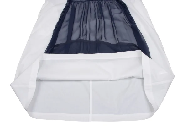 COMME des GARCONS GIRL Front Mesh Dress Pasted Shirt Dress K-167010_012