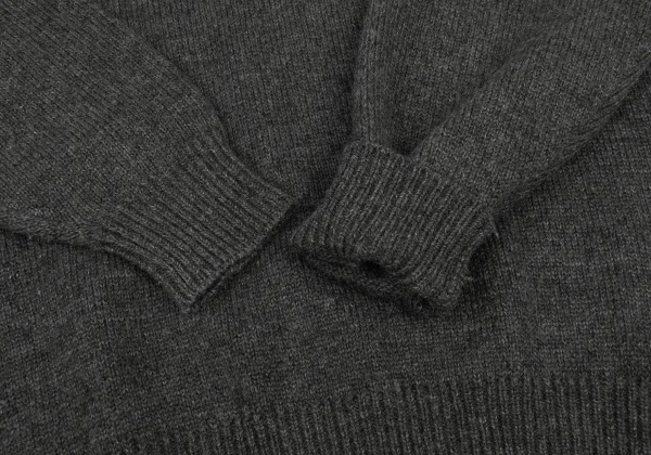 COMME des GARCONS HOMME Wool Nylon Polo Knit Sweater K-167011_005