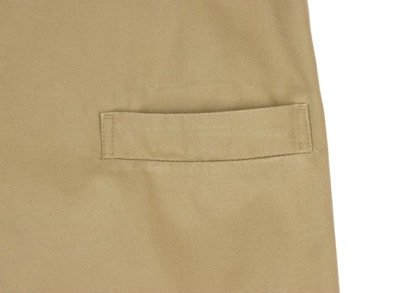 Y's Cotton Chino Back Double Zip Short Sleeve Dress K-167012_006