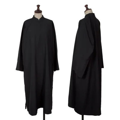 COMME des GARCONS Poly Hook Snap Band Collar Dress