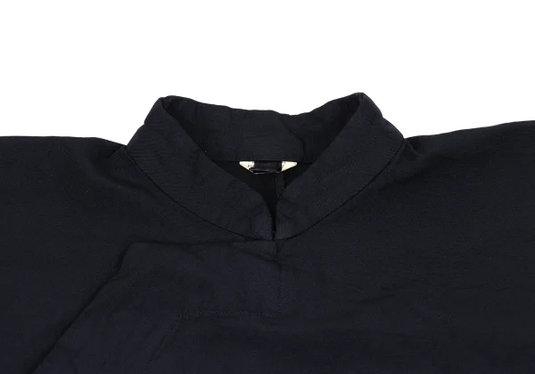 COMME des GARCONS Poly Hook Snap Band Collar Dress K-167014_004