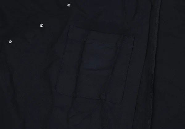 COMME des GARCONS Poly Hook Snap Band Collar Dress K-167014_012