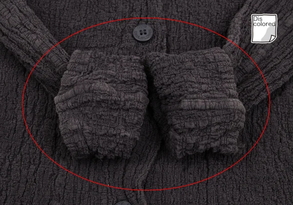 ISSEY MIYAKE me Frill Switching Cauliflower Jacket K-167019_011