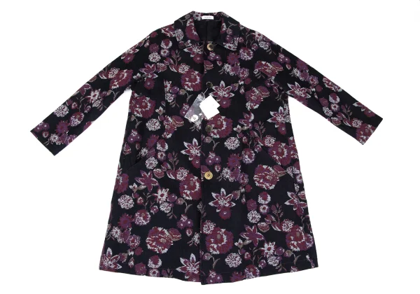 Plantation Dyed Floral jacquard Coat K-167020_002