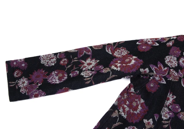 Plantation Dyed Floral jacquard Coat K-167020_006