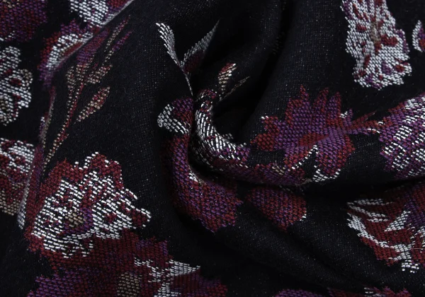 Plantation Dyed Floral jacquard Coat K-167020_013