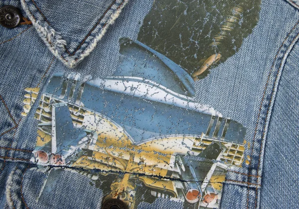 D&G Vintage Print Denim Jacket K-167023_007