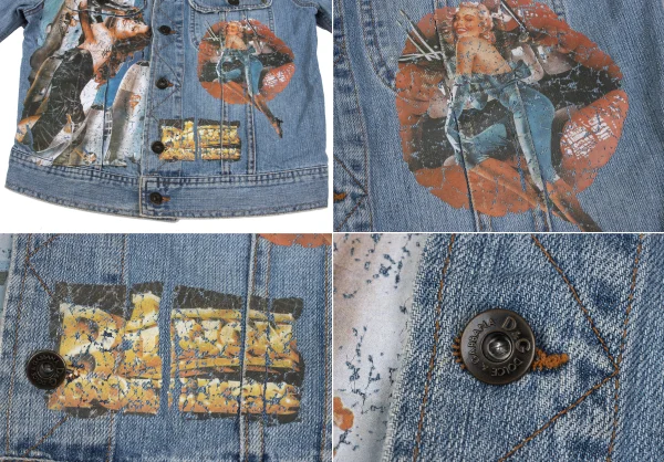 D&G Vintage Print Denim Jacket K-167023_011